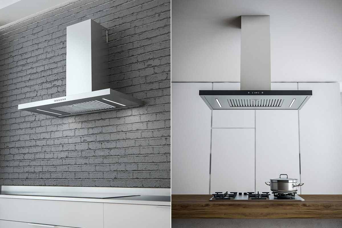 Wall mounted hoods SL 92 and SIL 24 TC