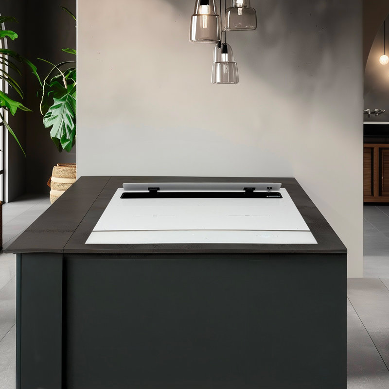 S-DDH5 Venting Hob with white ceramic glass