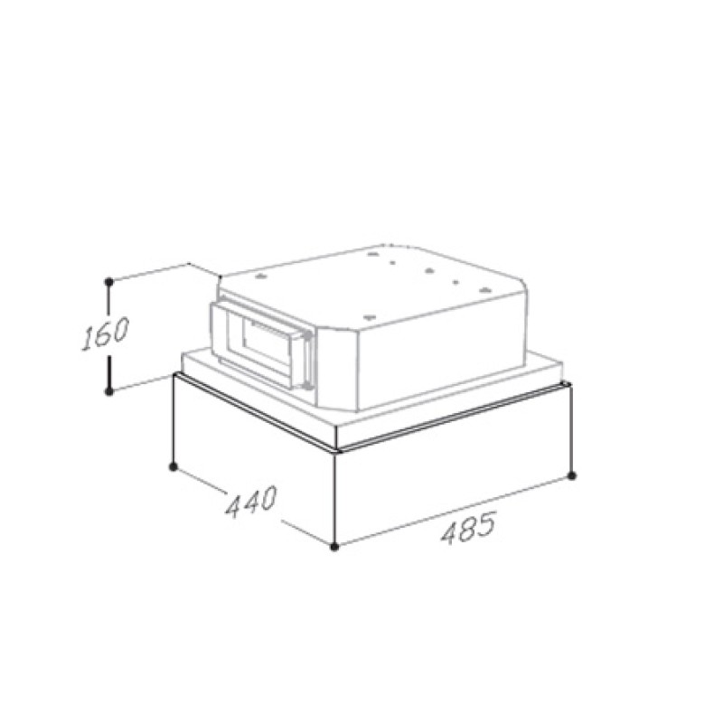 Technical drawing S-DF4 Filtering kit Sirius