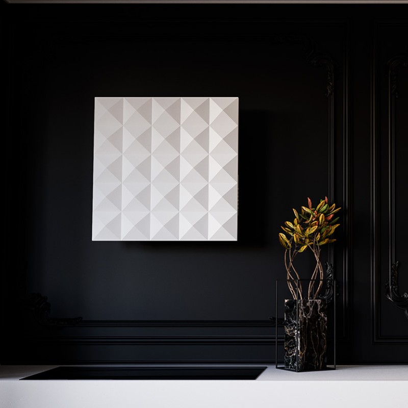 Dune ceramic wall hood matt white 