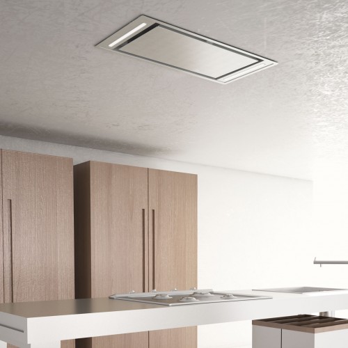 Made in Italy ceiling hood with simple and elegant lines